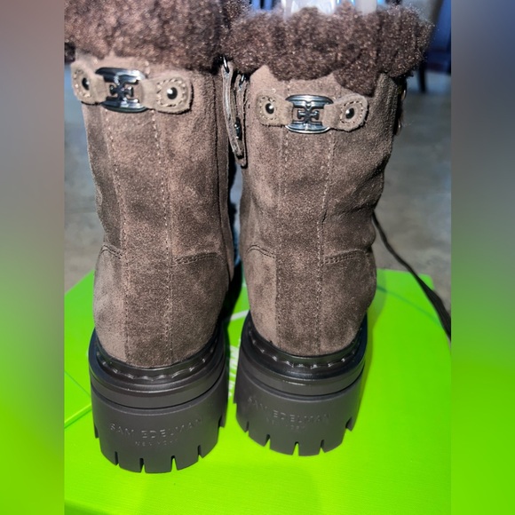 NIB- Sam Edelman Kyler suede mocha boots - Picture 4 of 6